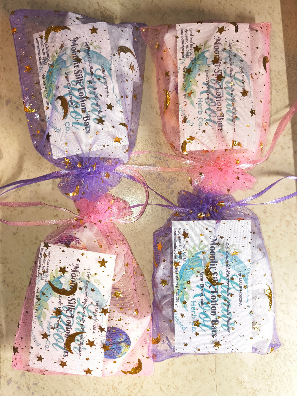 Moonlit Silk Lotion Bar — Citrus Cream